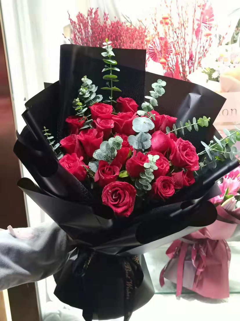 玫瑰康乃馨礼盒邯郸邯山复兴丛台武安永年鲜花店生日同城送花速递